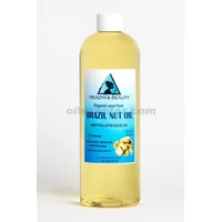 Brazil nut oil organic carrier cold pressed premium prime fresh 100% pure 48 oz
