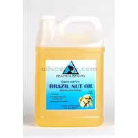 Huile de noix du Brésil, support organique pressé à froid Premium Prime frais 100% pur 7 lb