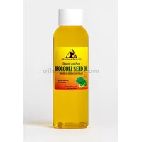 Broccoli seed oil organic cold pressed anti-aging premium fresh 100% pure 2 oz