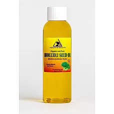 Broccoli seed oil organic cold pressed anti-aging premium fresh 100% pure 2 oz