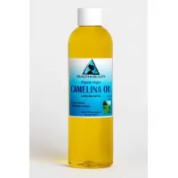 Camelina oil unrefined organic virgin cold pressed raw premium fresh pure 4 oz