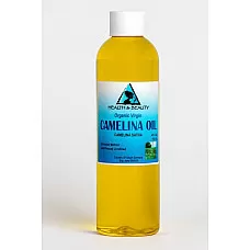 Aceite de camelina virgen orgánico sin refinar prensado en frío crudo premium fresco puro 4 oz