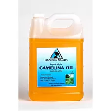 Aceite de camelina virgen orgánico sin refinar virgen prensado en frío crudo premium fresco puro 7 lb