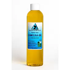 Aceite de camelina virgen orgánico sin refinar virgen prensado en frío crudo fresco fresco puro 8 oz