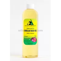 Camelia / aceite de semilla de camelia portador orgánico prensado en frío 100% puro 36 oz