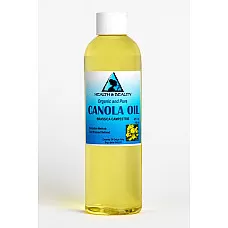 Aceite de semilla de canola orgánico refinado prensado en frío premium premium 100% puro 4 oz