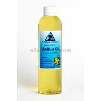 Canola seed oil organic refined cold pressed premium fresh prime 100% pure 8 oz