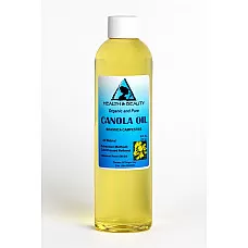 Aceite de semilla de canola orgánico refinado prensado en frío premium premium 100% puro 8 oz