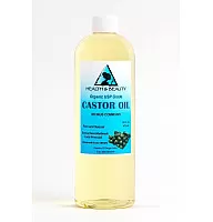 Castor oil organic usp grade hexane free cold pressed premium fresh pure 16 oz