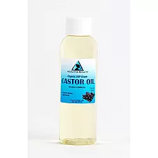 Aceite de ricino orgánico grado usp libre de hexano prensado en frío premium fresco puro 2 oz