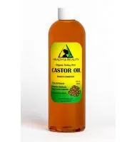 Castor oil turkey red organic cold pressed hexane free pure 24 oz