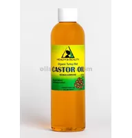 Castor oil turkey red organic cold pressed hexane free pure 4 oz