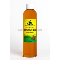 Castor oil turkey red organic cold pressed hexane free pure 8 oz