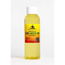 Chia seed oil unrefined organic virgin carrier cold pressed natural fresh 100% pure 2 oz