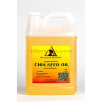 Chia seed oil unrefined organic virgin carrier cold pressed natural fresh 100% pure 7 lb