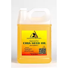 Chia seed oil unrefined organic virgin carrier cold pressed natural fresh 100% pure 7 lb