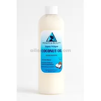 Aceite de coco Portador orgánico de 76 grados refinado en frío 100% puro 24 oz