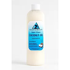 Aceite de coco Portador orgánico de 76 grados refinado en frío 100% puro 36 oz
