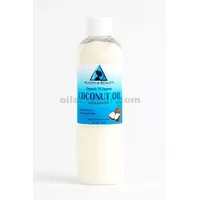 Aceite de coco Portador orgánico de 76 grados refinado en frío 100% puro 4 oz