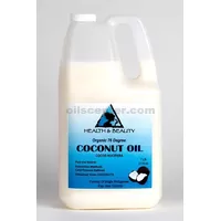 L'huile de coco 76 degrés véhicule organique froid raffiné pressé 100% pure 7 lb