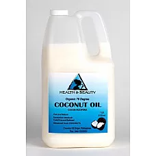 Aceite de coco Portador orgánico de 76 grados refinado en frío 100% puro 7 lb