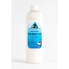 Coconut oil 92 degree organic carrier refined cold pressed 100% pure 12 oz