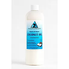 Coconut oil 92 degree organic carrier refined cold pressed 100% pure 64 oz