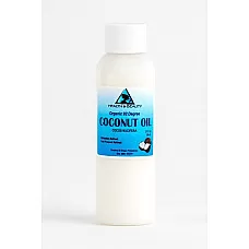 Coconut oil 92 degree organic carrier refined cold pressed 100% pure 2 oz