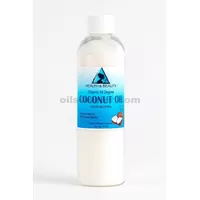 L'huile de coco 92 degrés véhicule organique froid raffiné pressé 100% pure 4 oz