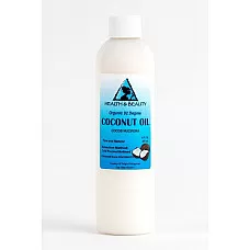 L'huile de coco 92 degrés véhicule organique froid raffiné pressé 100% pure 8 oz