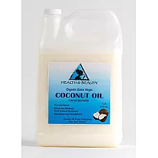 Aceite de coco extra virgen sin refinar transportador orgánico crudo prensado en frío puro 7 lb
