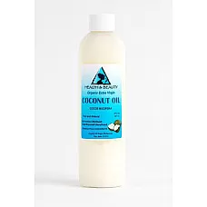 Aceite de coco portador orgánico sin refinar virgen extra prensado en frío puro puro 8 oz