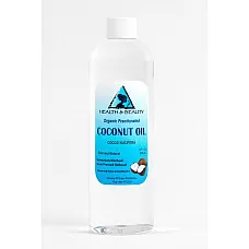 Coconut oil fractionated organic carrier ultra refined premium 100% pure 12 oz