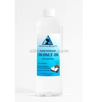 Portador orgánico fraccionado de aceite de coco premium ultra refinado 100% puro 16 oz