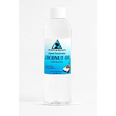 L'huile de coco fractionnée support organique premium ultra raffiné pur à 100% 4 oz