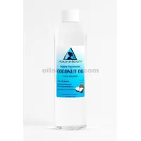 Coconut oil fractionated organic carrier ultra refined premium 100% pure 8 oz