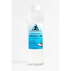 Coconut oil fractionated organic carrier ultra refined premium 100% pure 8 oz
