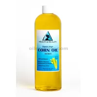 Corn / maize oil organic unrefined virgin cold pressed raw premium pure 16 oz