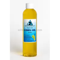 Maïs / huile de maïs non raffiné organique froid vierge pressée premium brut pur 8 oz