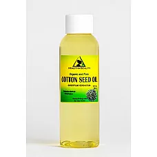 Cotton seed oil organic carrier cold pressed winterized natural pure 2 oz
