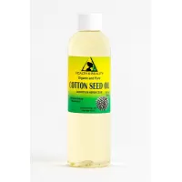 véhicule organique huile de graines de coton pressées à froid pour l'hiver naturel pur 4 oz