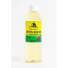 Cotton seed oil organic carrier cold pressed winterized natural pure 4 oz