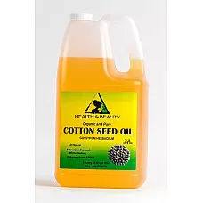 Cotton seed oil organic carrier cold pressed winterized natural pure 7 lb
