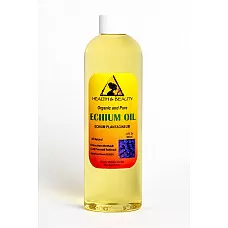 Echium seed oil organic refined cold pressed premium fresh prime 100% pure 36 oz