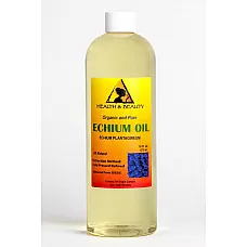 Echium seed oil organic refined cold pressed premium fresh prime 100% pure 64 oz