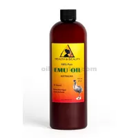 Emu oil australian organic triple refined 100% pure premium prime fresh 32 oz