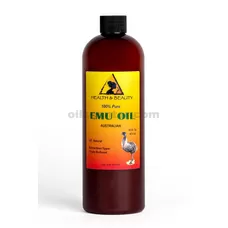 Aceite de emú australiano orgánico triple refinado 100% puro premium premium fresco 16 oz
