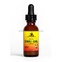 Aceite de emú australiano orgánico triple refinado 100% puro 1 oz con cuentagotas de vidrio