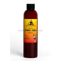 Emu oil australian organic triple refined 100% pure premium prime fresh 8 oz