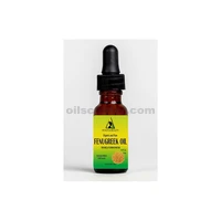 Aceite portador de fenogreco / methi gotero de vidrio puro prensado en frío orgánico 0.5 oz